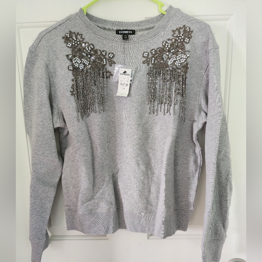 Express Embellished Sweatshirt